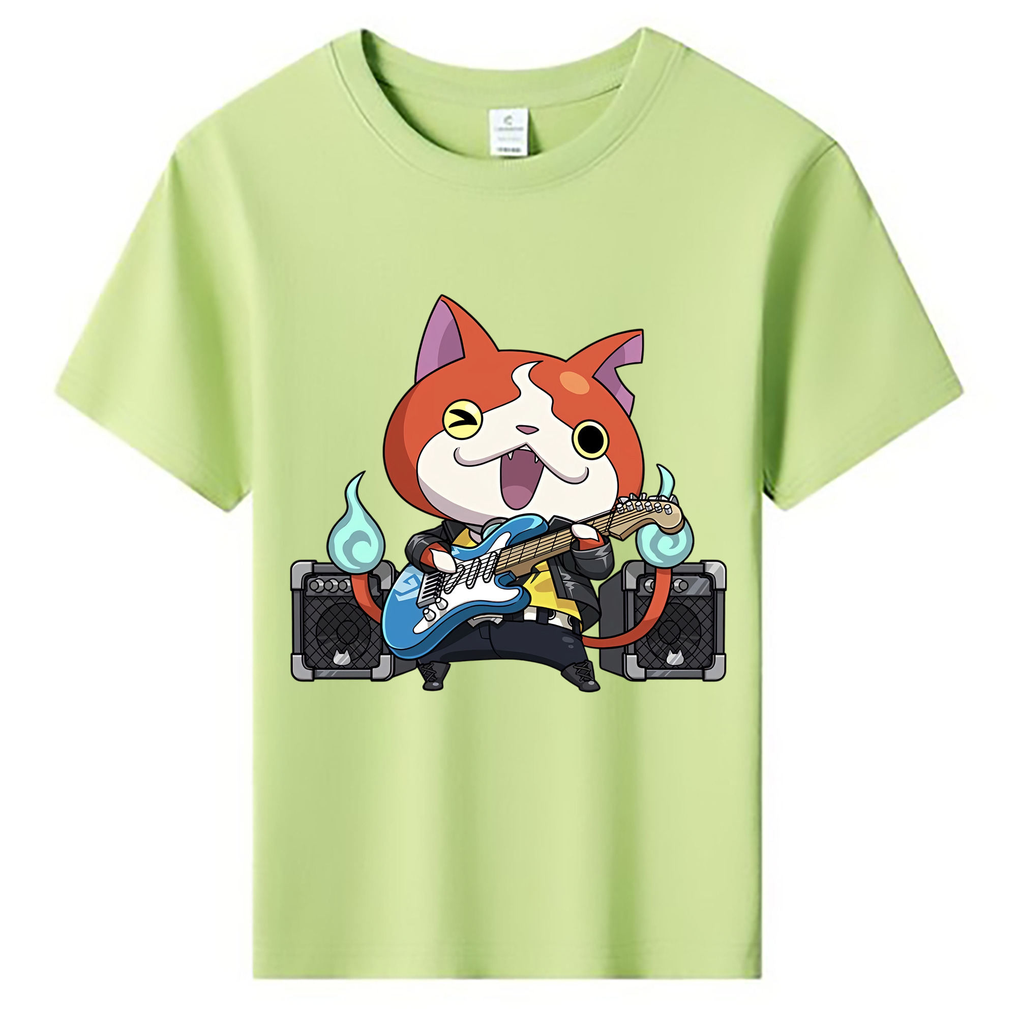 （画像用） 妖怪ウォッチ Yo-kai Watch 綿100％キッズTシャツ（フロントプリント）